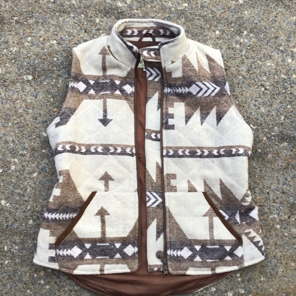 OUTBACK TRADING CO Virginia SOUTHWESTERN PRINT ZIP-UP VEST - Picture 10 of 11